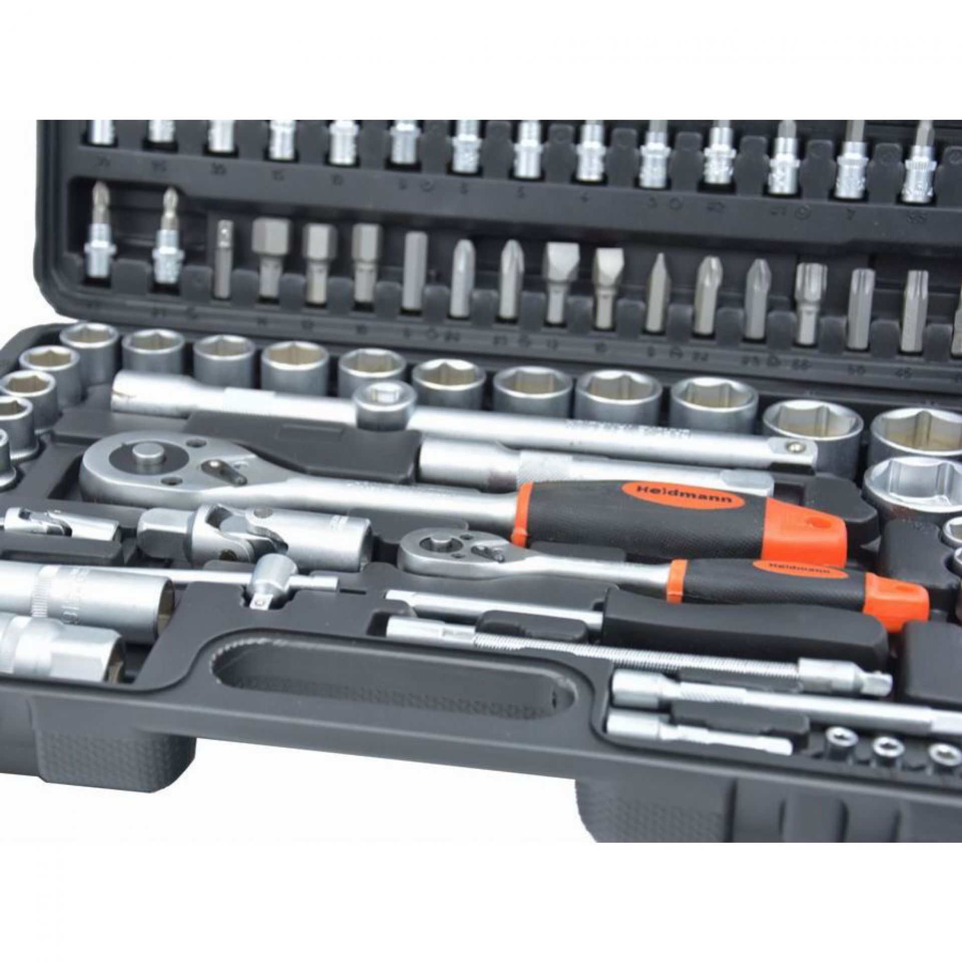 108 pc Socket Wrench Set With Ratchet 1/4' 1/2' Torx GEKO WRENCHES