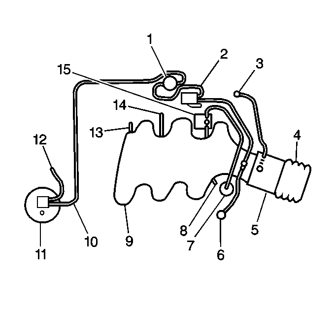 Emission Hose Routing Diagram. Buick Century 1996