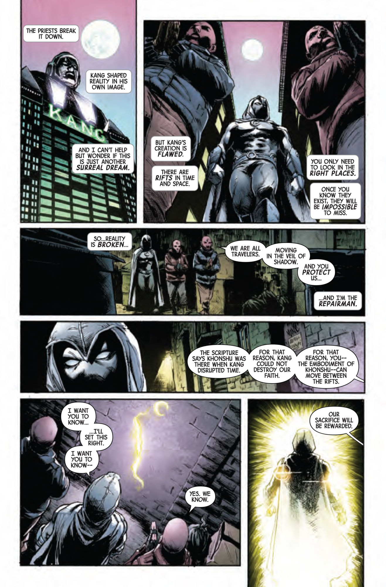 Review Moon Knight Annual 1 Sends Marc Spector Through Time What