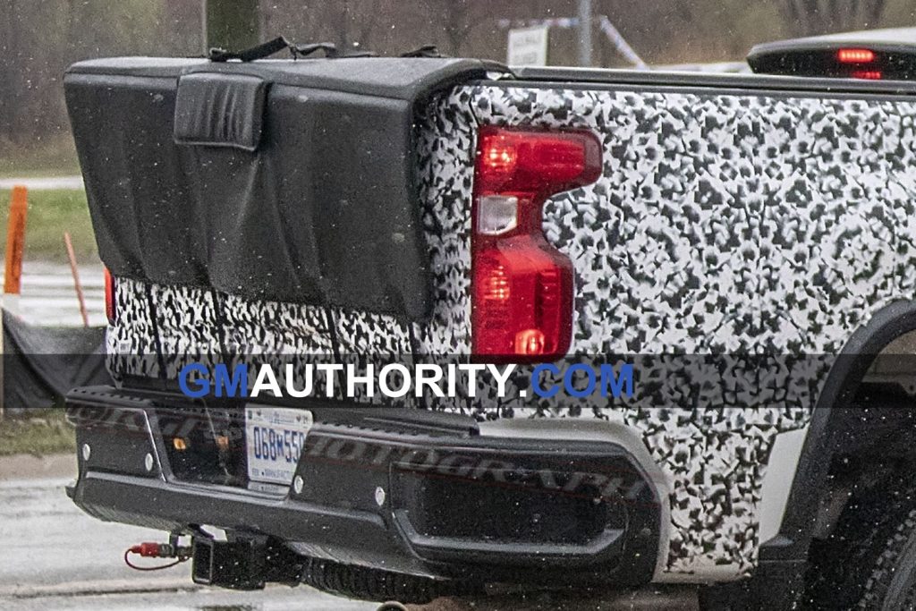 2020 Silverado HD Prototype Caught With GMC MultiPro Tailgate GM