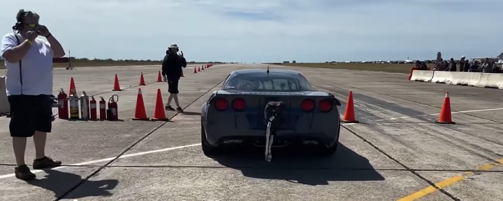 Standing Mile Events 2023 Watch A 2011 Corvette Carbon Edition Hit 242 Mph: Video