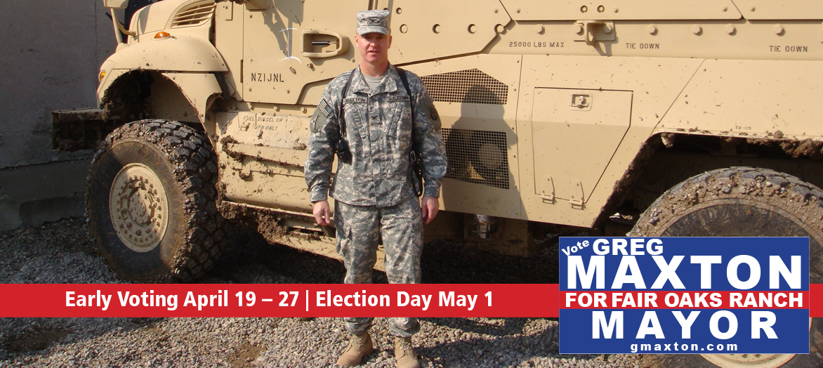 Greg Maxton For Fair Oaks Ranch Mayor