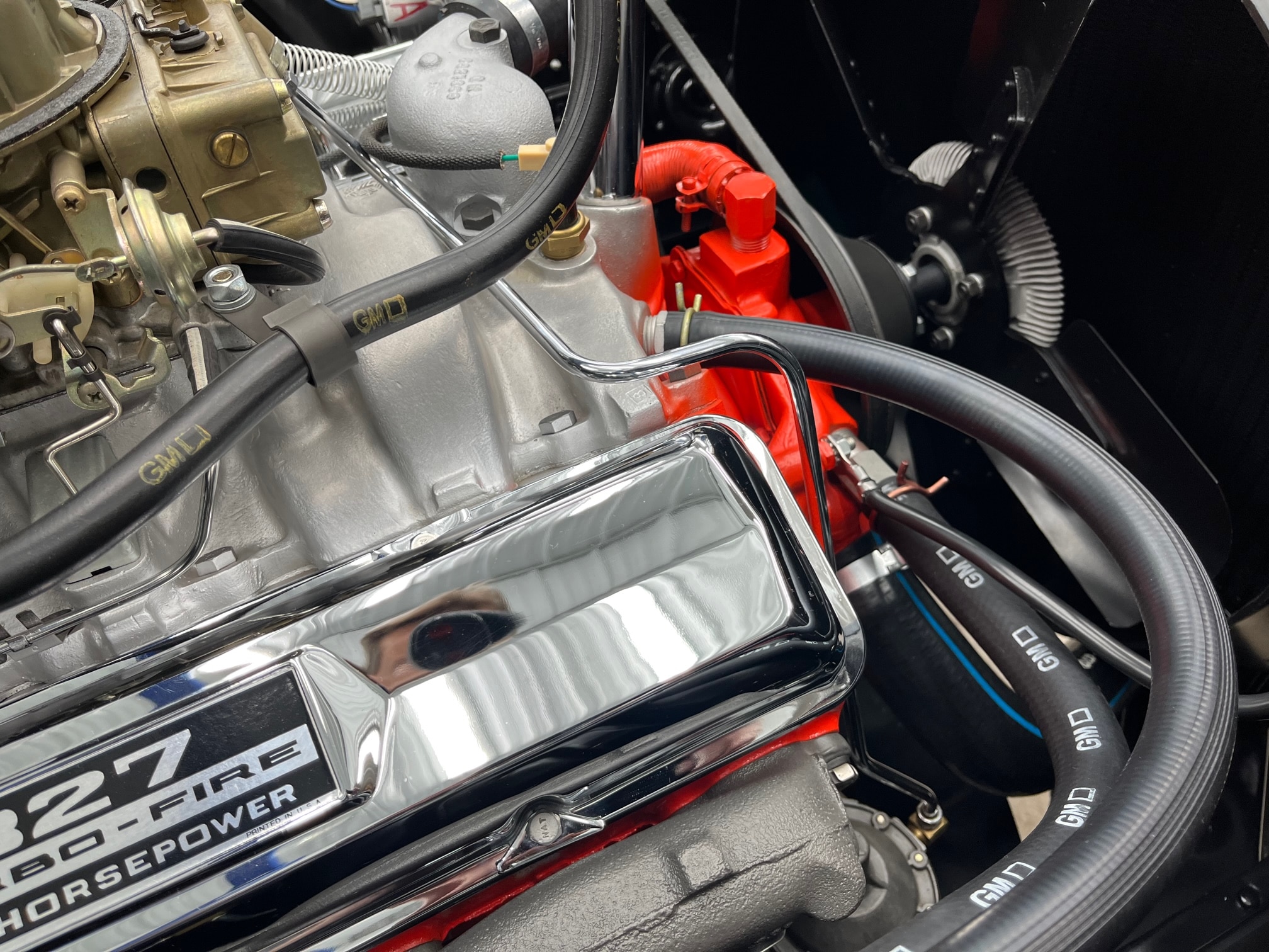 L 79 Fuel Pump To Carb Line Stainless for 19661967 Nova GM Classics