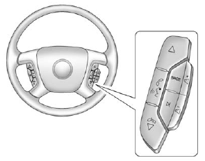 GMC Sierra >> Steering Wheel Controls - Controls - Instruments and Controls