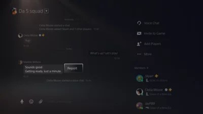 How to report inappropriate behavior on PS5 consoles