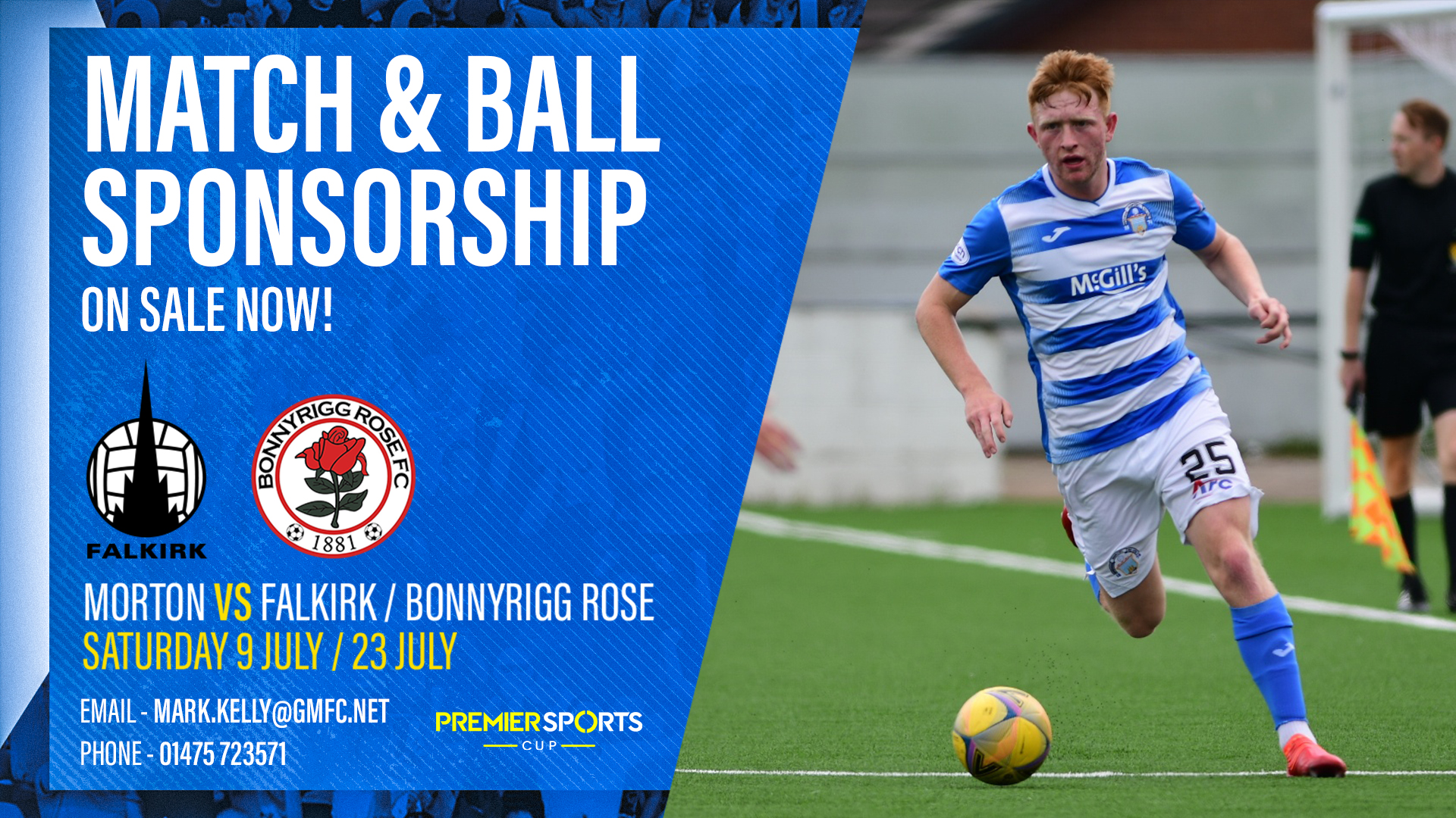 Matchday Sponsorship Opportunities Premier Sports Cup Greenock