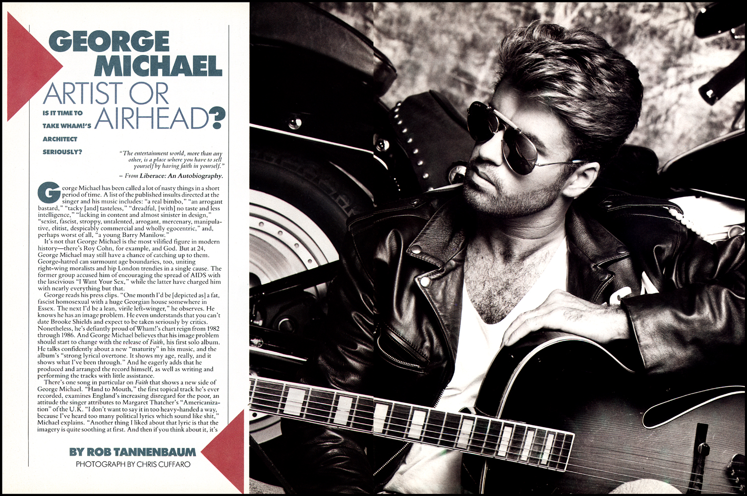 Michael Artist or Airhead? Interview by Rob Tannenbaum (Musician, 1988)