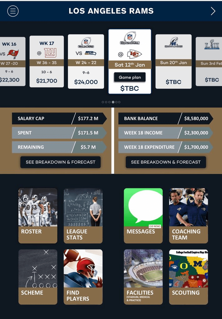 Images American Football Manager GM Games Sports General Manager