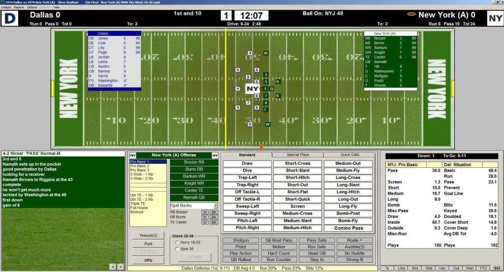 Action! PC Football 2016 (Windows PC) NFL Manager Simulator GM Game