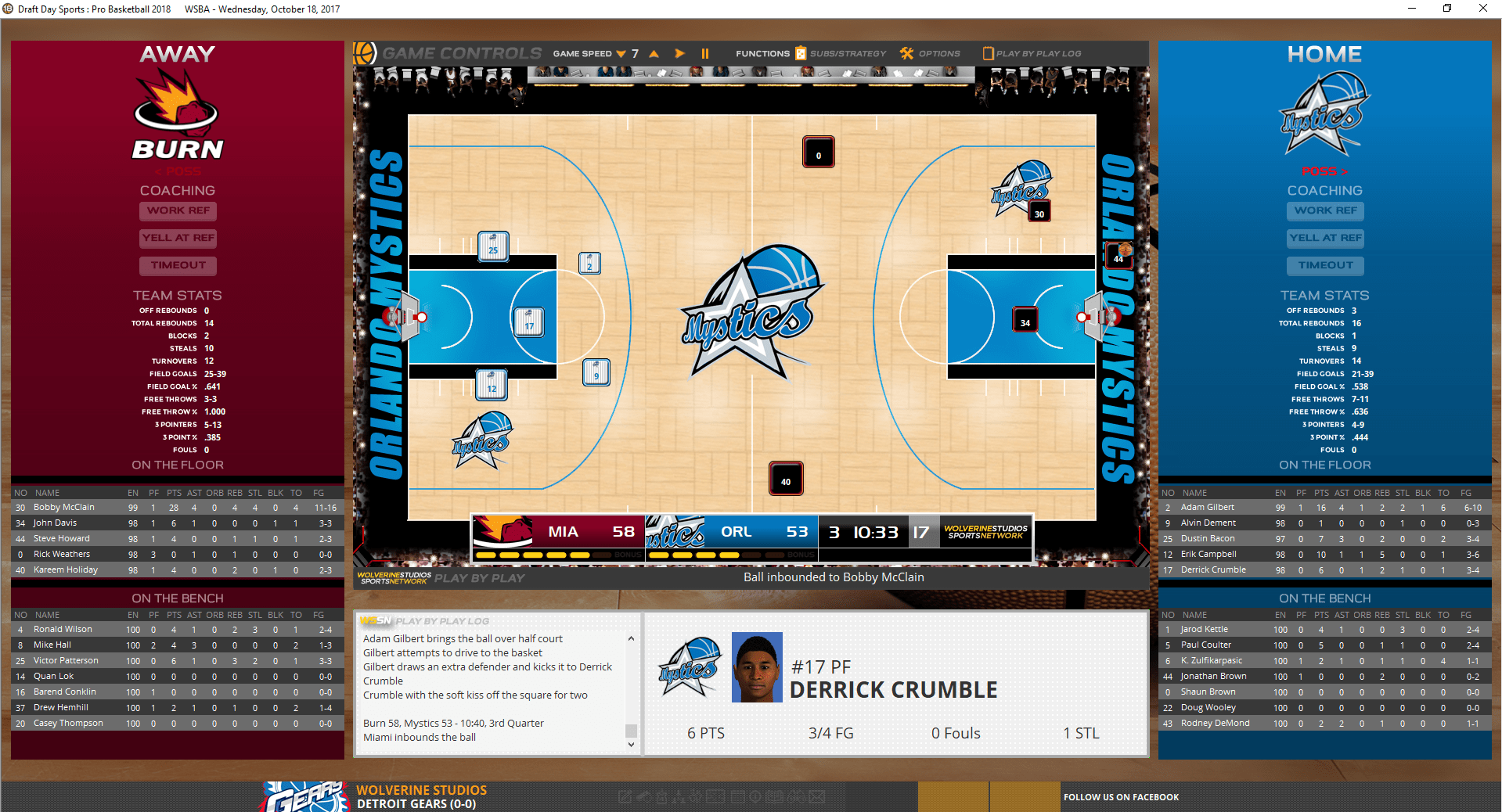Draft Day Sports Pro Basketball 2018 (Windows PC) NBA Manager
