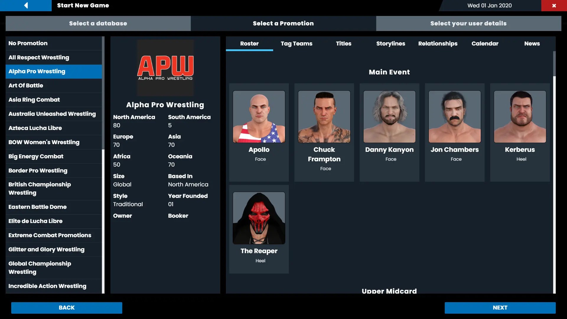 Pro Wrestling Sim (PC, Mac, Linux)