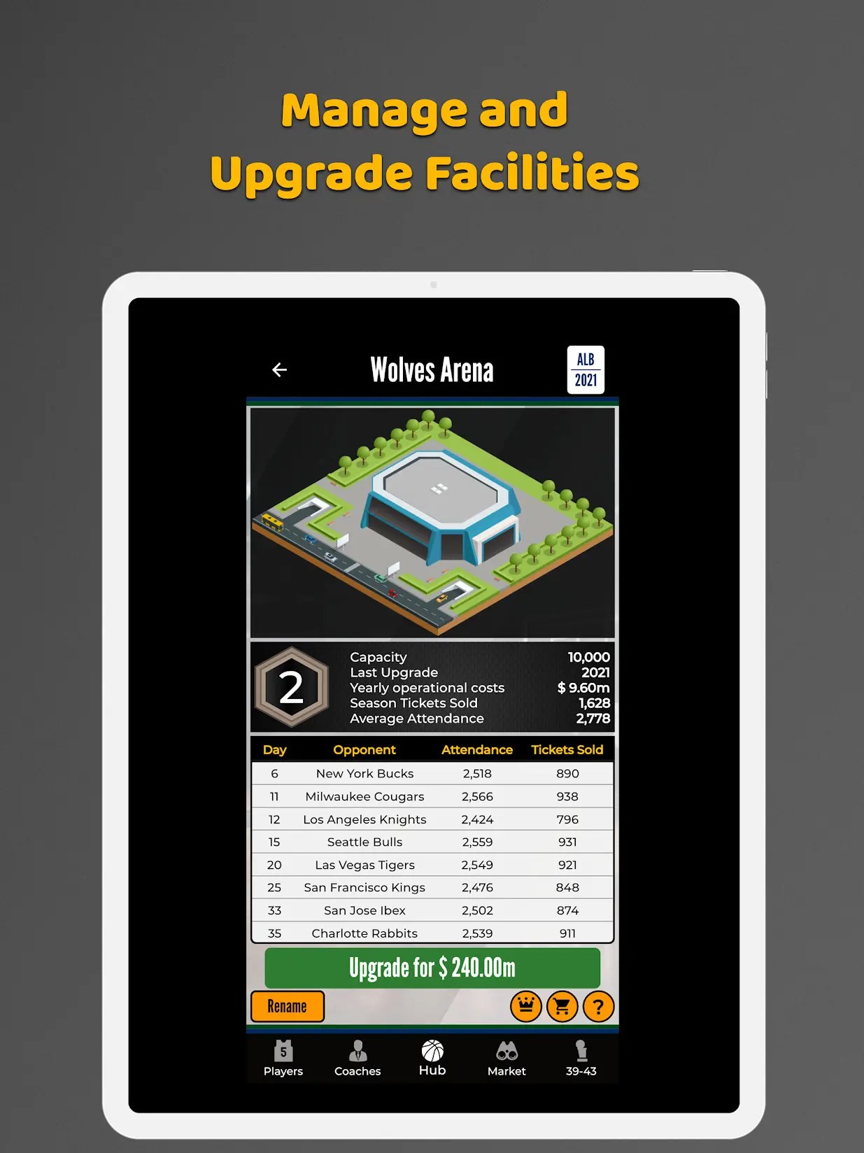 Ultimate Basketball GM (Android, iPhone, iPad iOS)