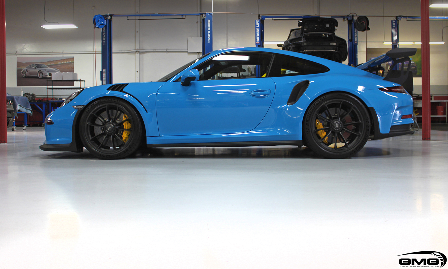 Mexico Blue Porsche GT3RS GMG