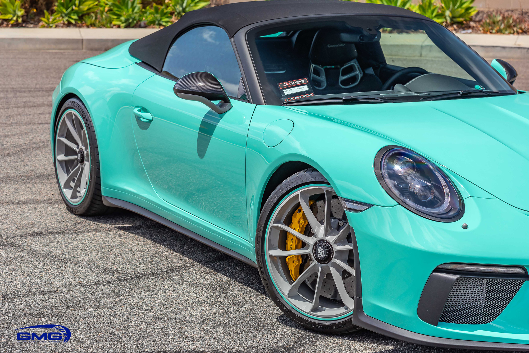 Mint Green Porsche 991 Speedster GMG Racing