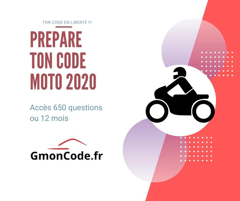 Code de la route Moto 2020 GmonCode.fr