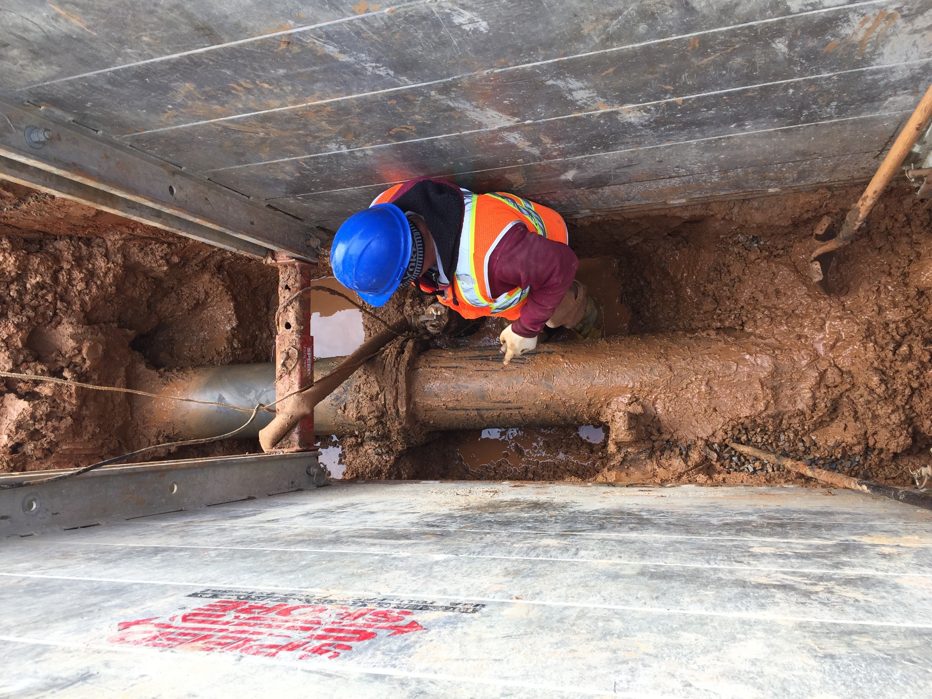 Project Underground Leak Repair at Bladensburg Bus Depot