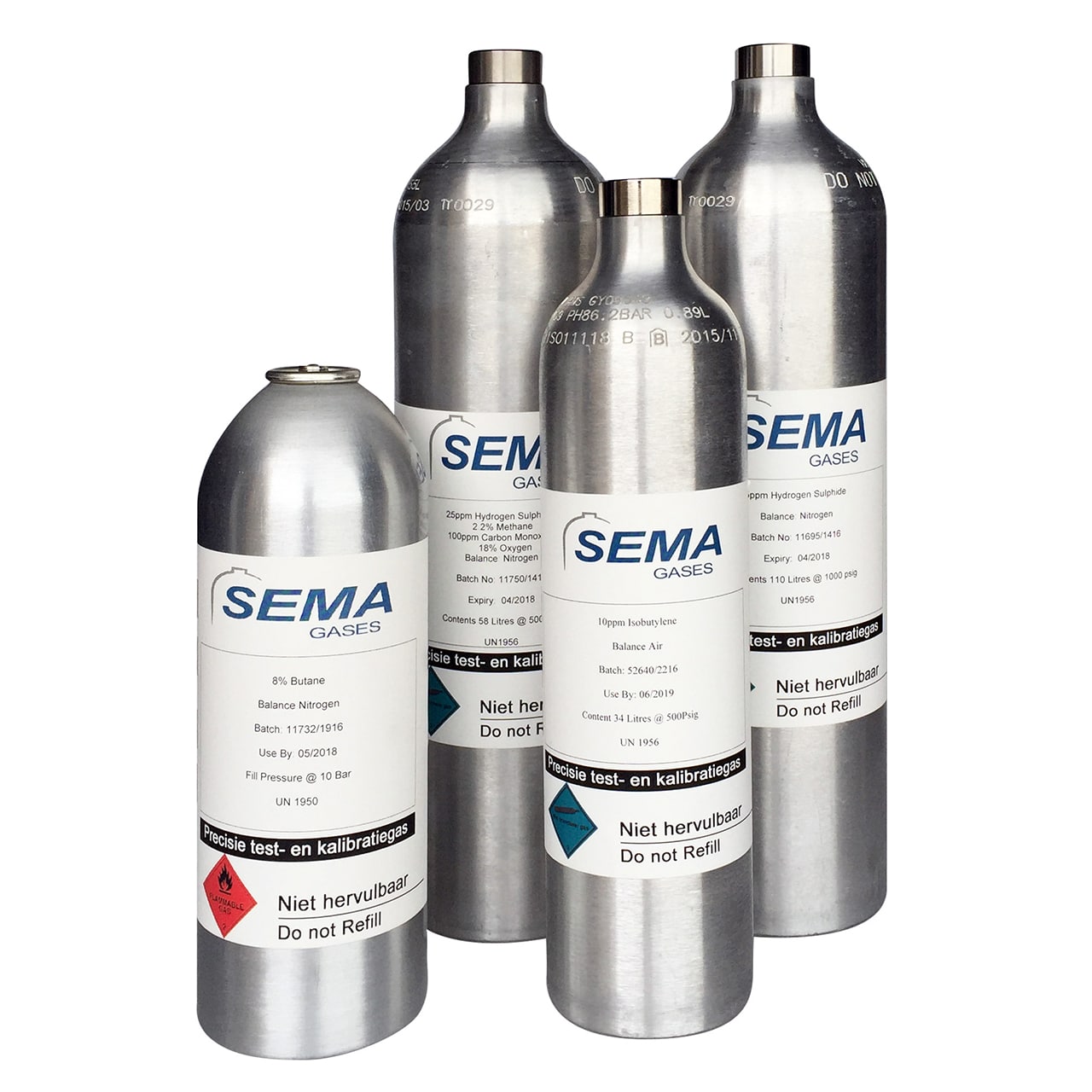 Ammonia (NH3) Calibration Gas GMS Instruments