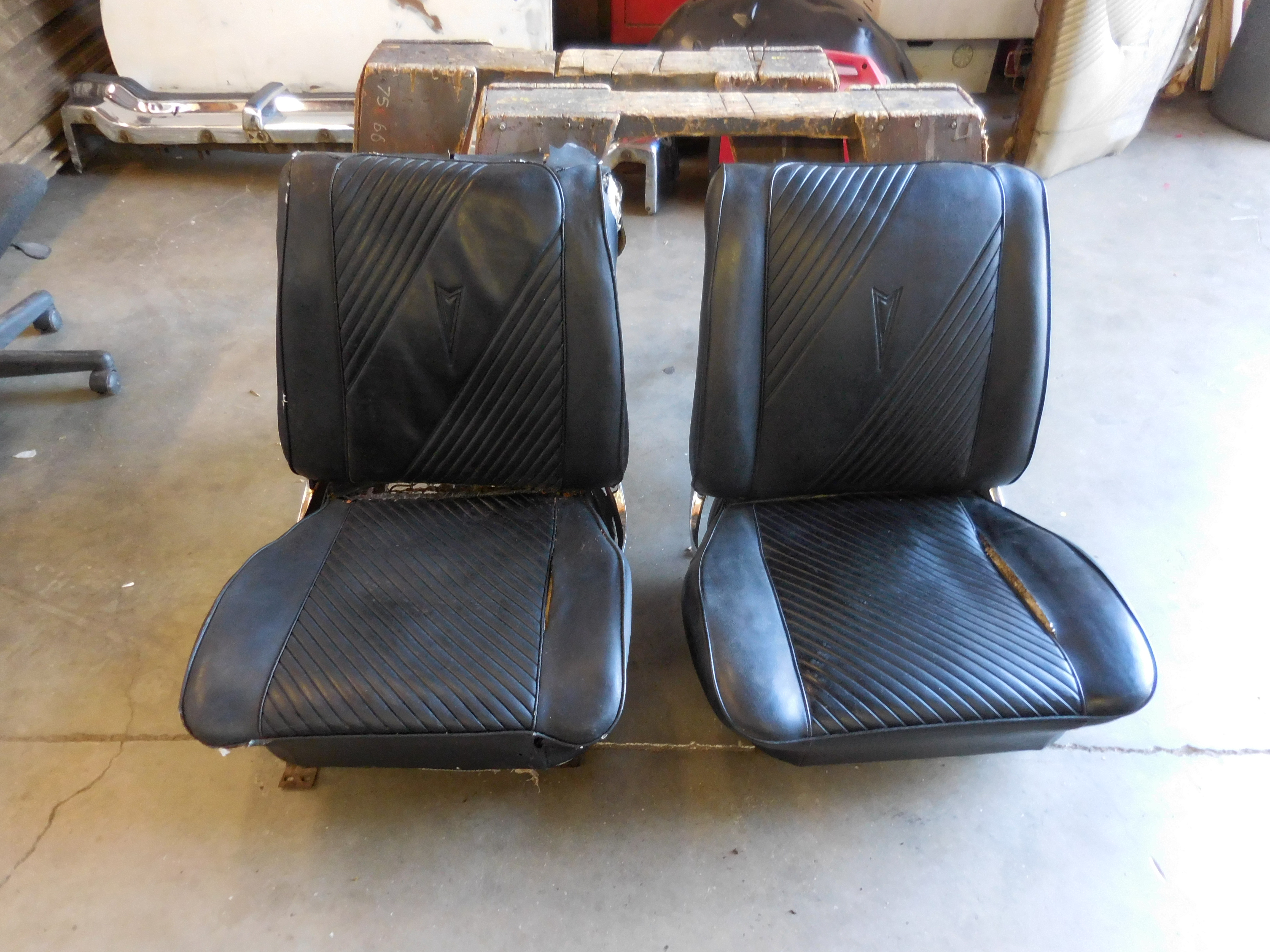 1964 1965 Lemans Cutlass Chevelle Skylark Bucket Seats with Tracks(SOLD