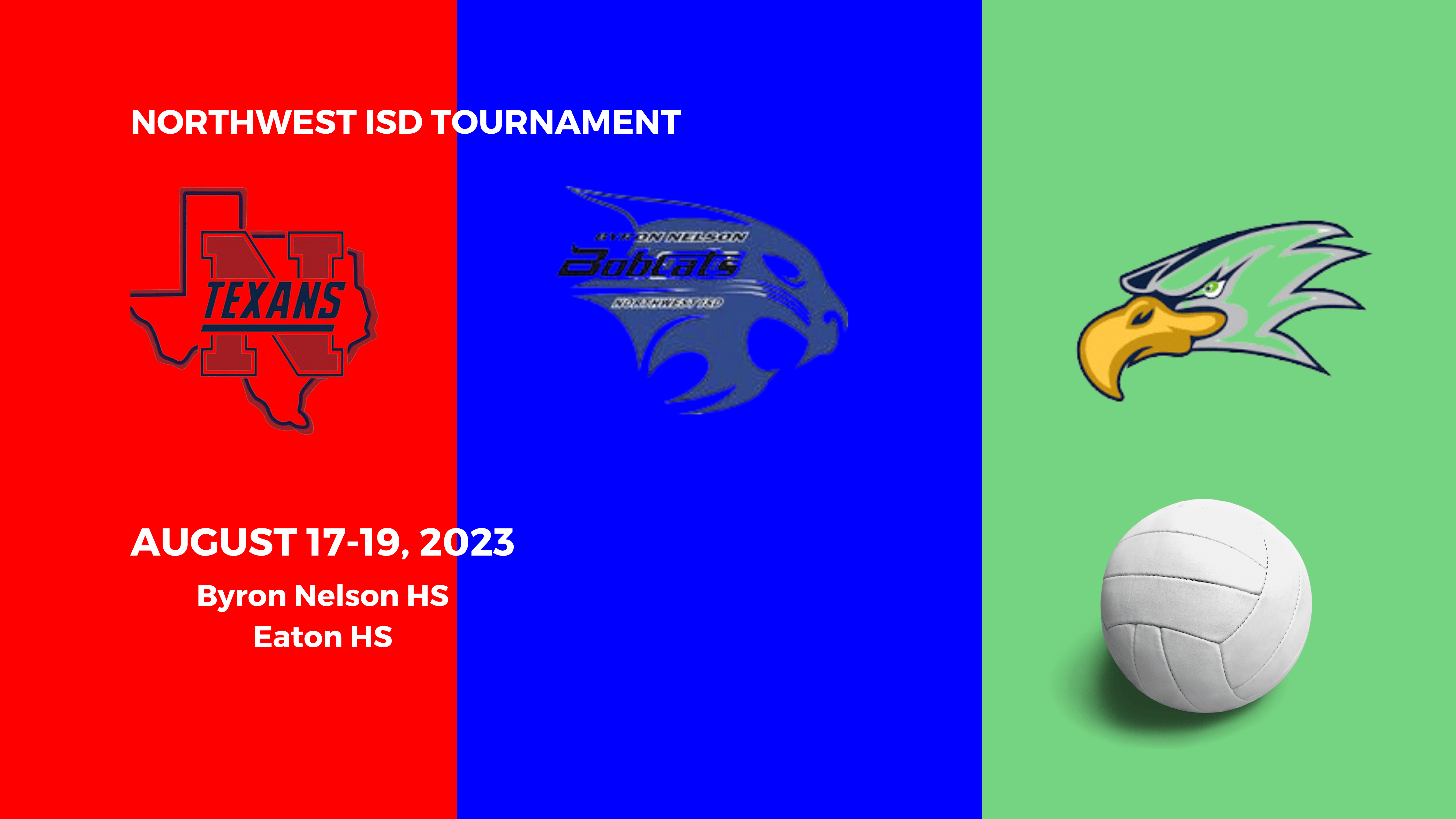 Here is the field for the 2023 Northwest ISD Volleyball Tournament