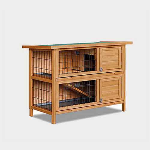 Wholesale Wooden Rabbit Cage pet cage house Size 92cm 060789