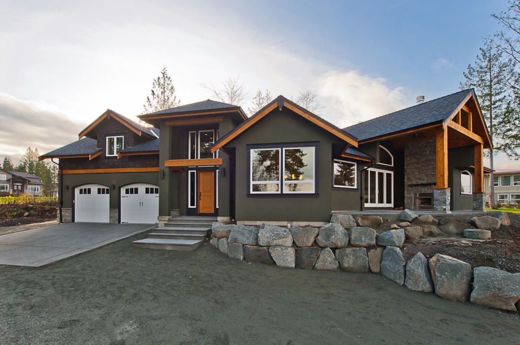 Saltair Custom Home with Detached Carriage house Custom Homes Nanaimo