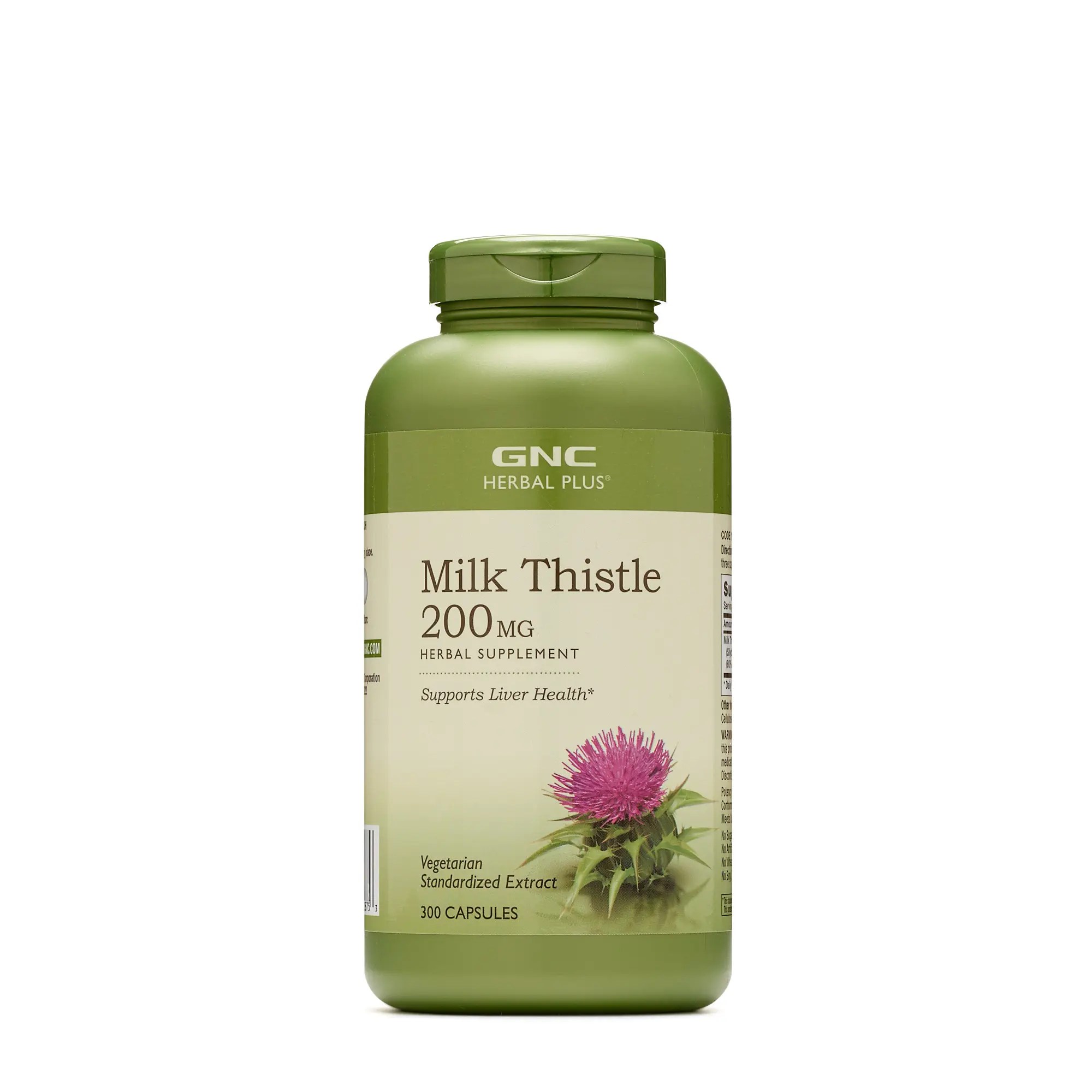 GNC Milk Thistle 200 MG, 90 cápsulas. GNC