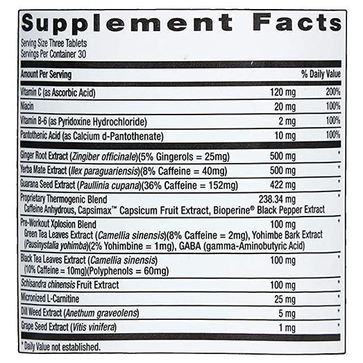 GNC Thermoburst 90 Tablets (Thermogenic Fat Burner) چربی سوز ترمو