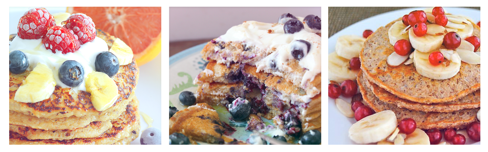 Hot cakes de yogurt griego y avena GNP Cuida tu Salud Inicio