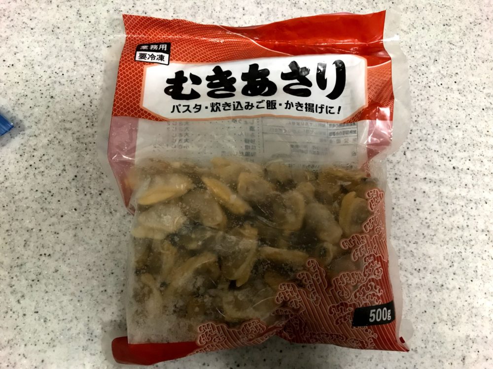 上 カワハギ アサリ 272422カワハギ アサリ 仕込み