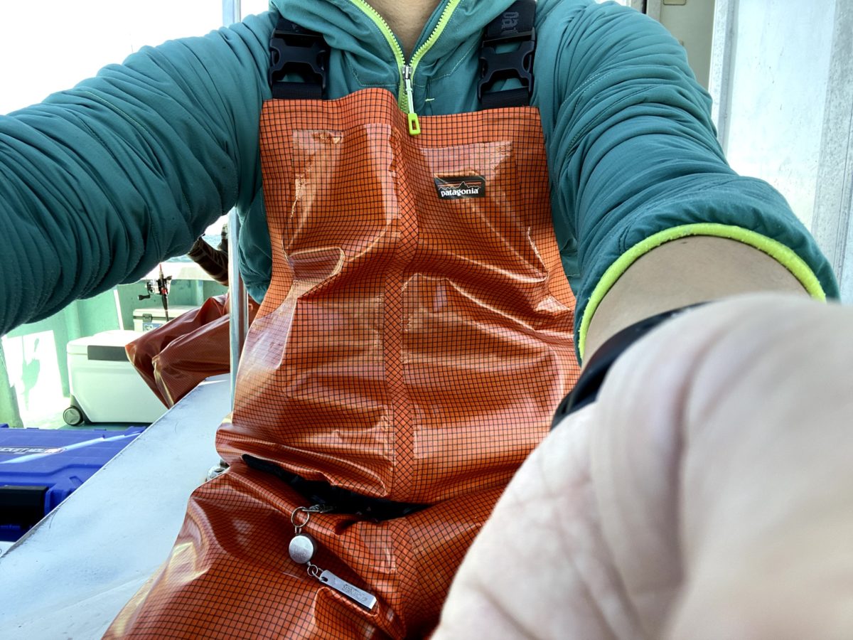模索 さておき ポンプ 釣り ビブパンツ