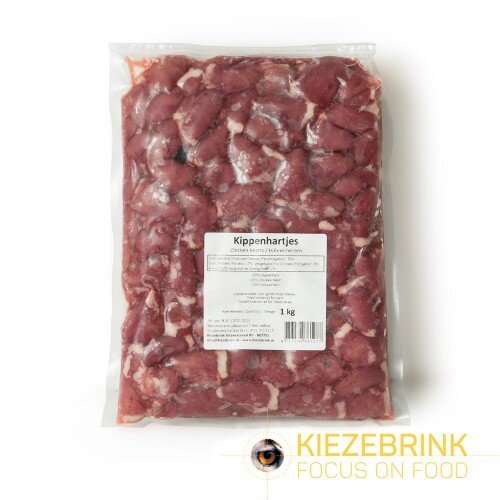 Keizerbrink 1kg Chicken Hearts GoRAW