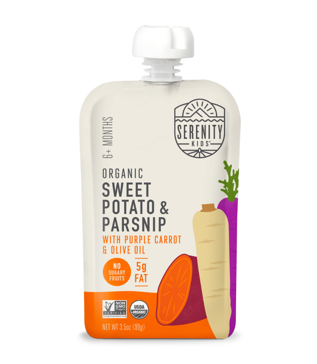 Serenity Kids Organic Sweet Potato & Parsnip With Olive Oil Baby Food