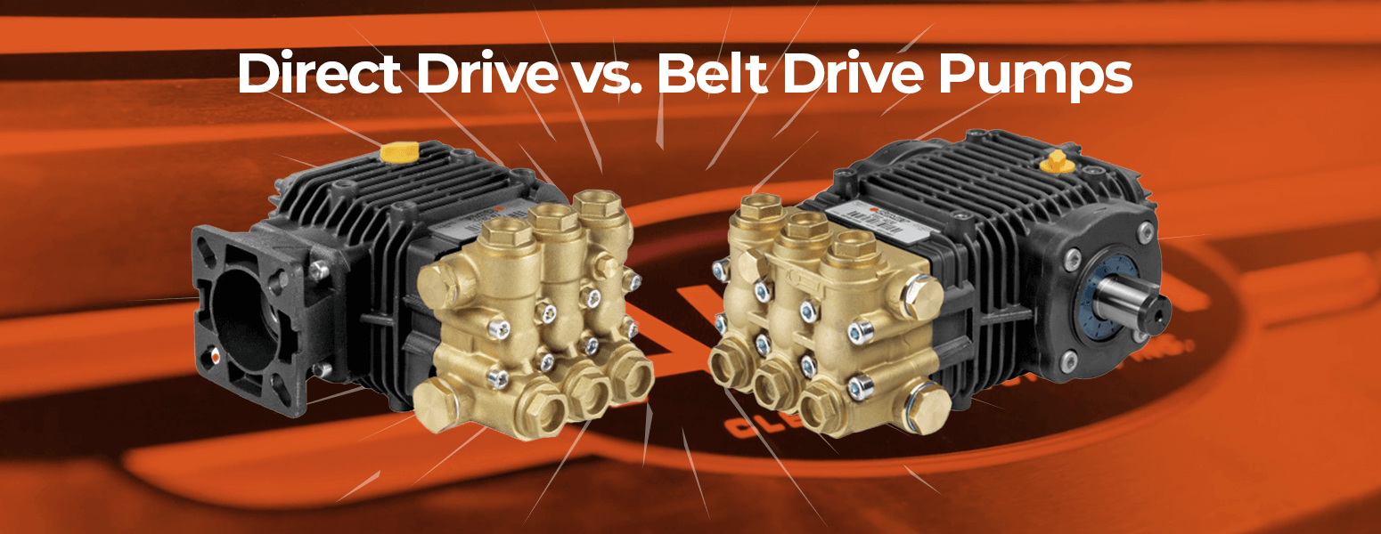 What's best for Your Pressure Washer Direct vs Belt Drive Pumps?