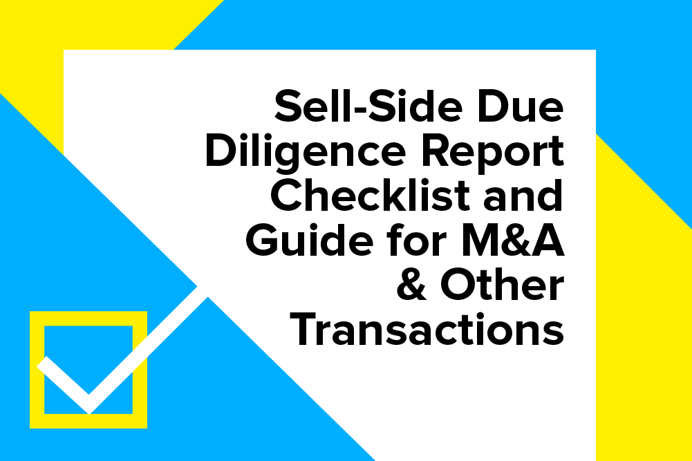 Download Our SellSide Due Diligence Report Checklist