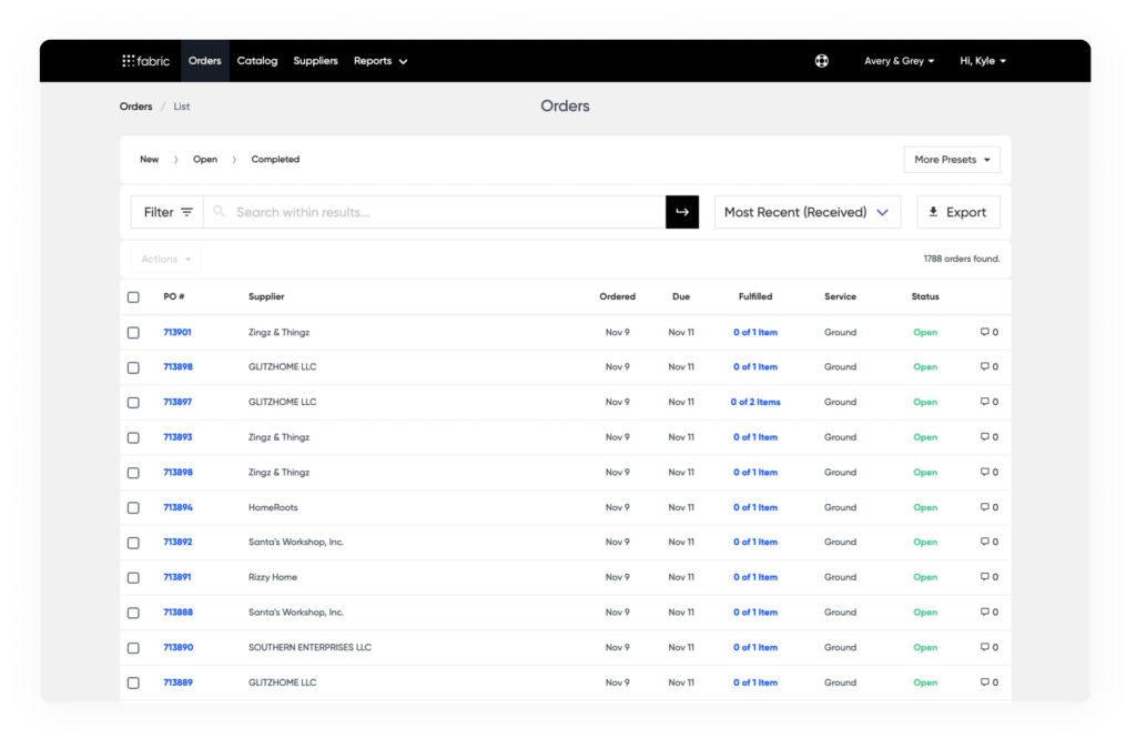 Dropship Marketplace Platform fabric Marketplace