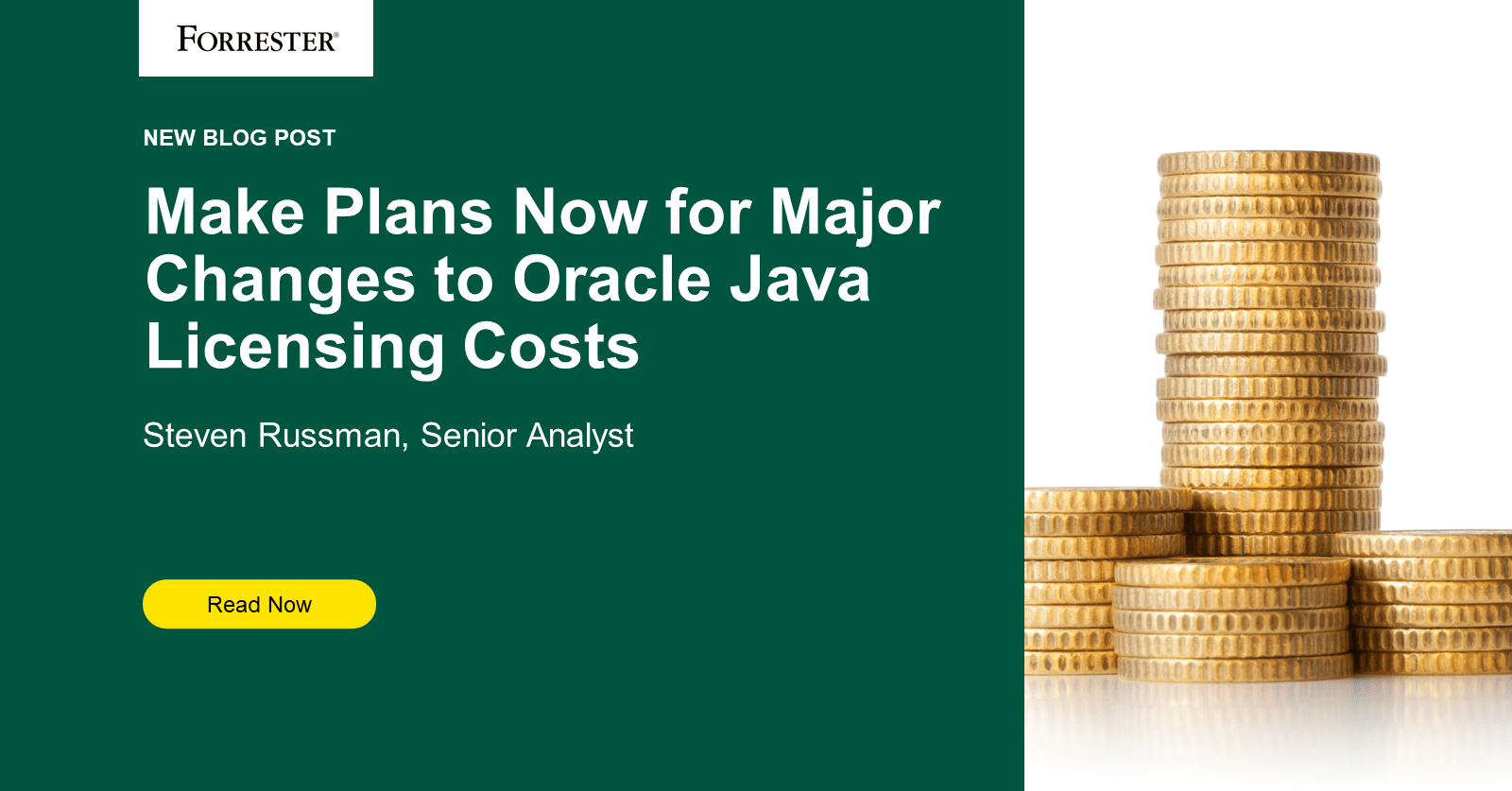 Plan Now For Major Changes To Oracle Java Licensing Costs