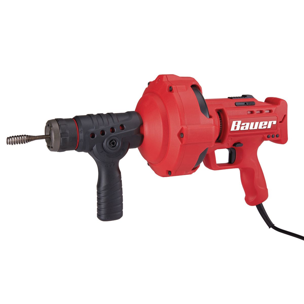 BAUER 23 Ft. AutoFeed Handheld Electric Drain Cleaner Item 64063