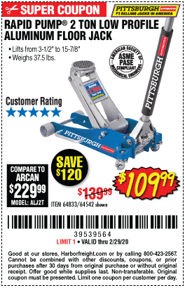 Harbor Freight 2 Ton Engine Hoist Coupon 2021 - Harbor Freight Tools
