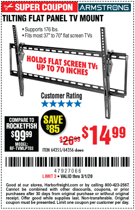 harbor freight tv mount 55 inch - Son Cloutier