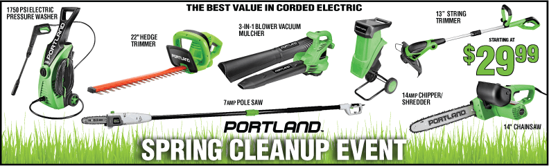 Great Deals on Portland Outdoor Power Equipment! Harbor Freight Coupons