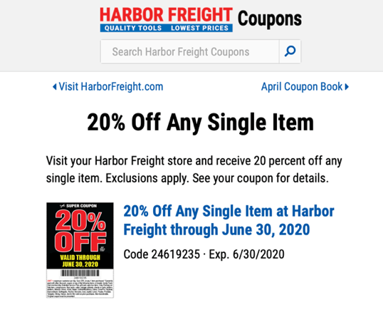 Does Harbor Freight Accept Expired Coupons Harbor Freight Coupons Does Harbor Freight Accept Expired Coupons Harbor Freight Coupons