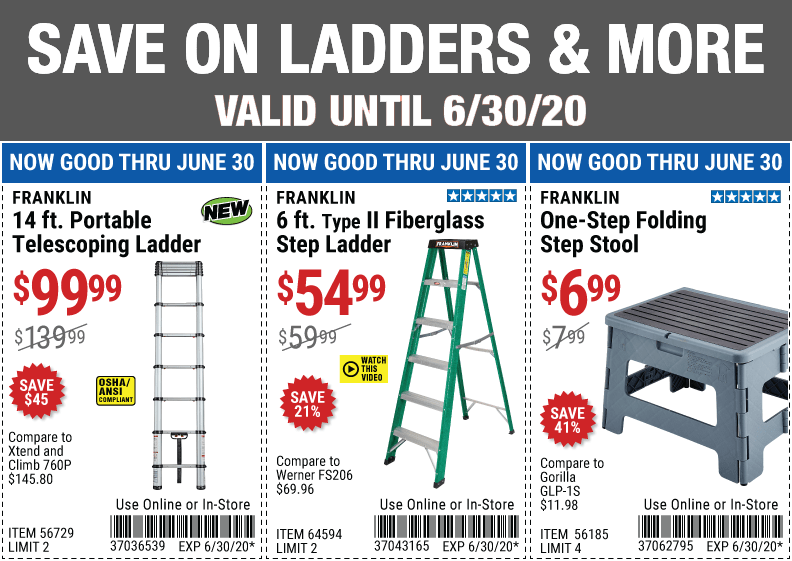 Harbor Freight Ladder Coupon 2024 Jenni Lorilyn