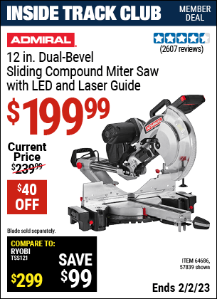 Admiral 12 Inch Dual-Bevel Sliding Compound Miter Saw Review | atelier
