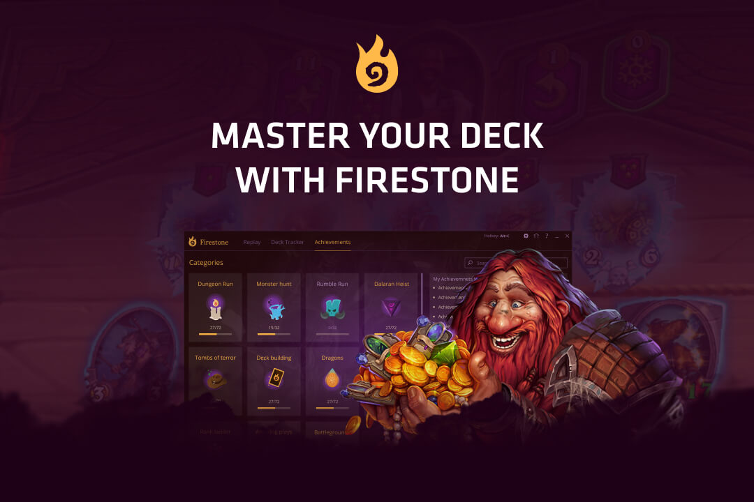 Firestone for Hearthstone Decktracker, Battlegrounds, Achievements