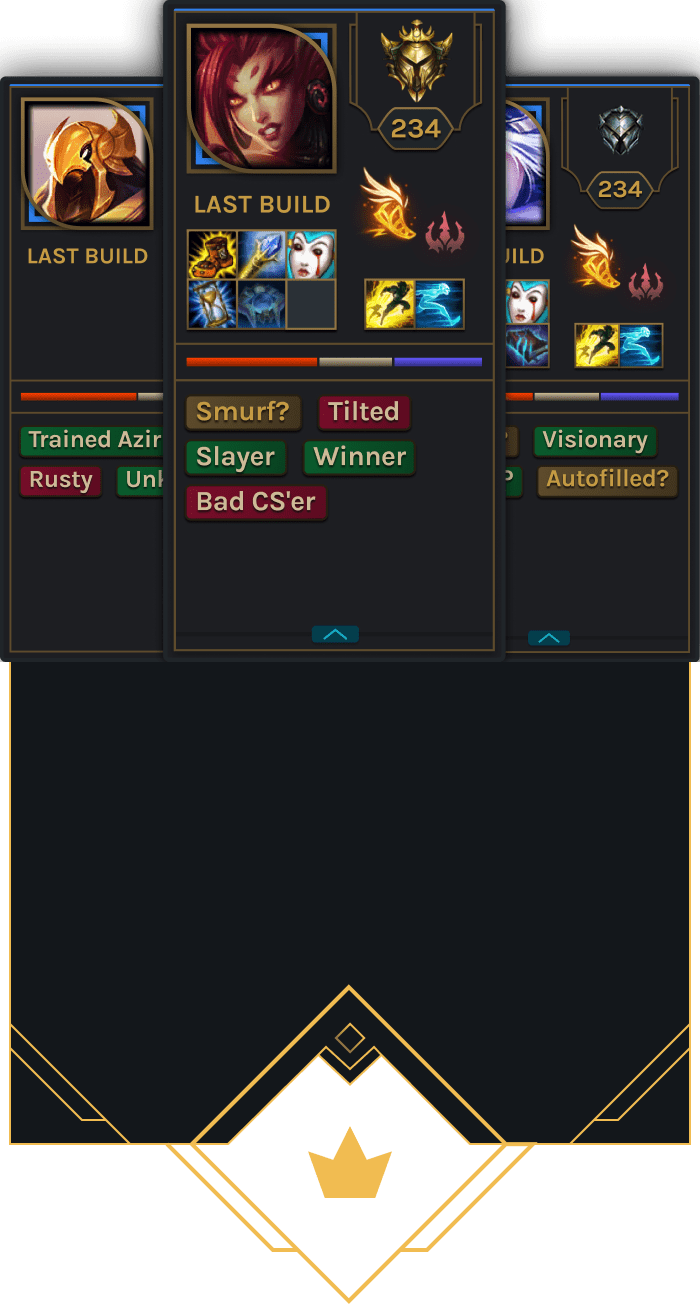 Facecheck desktop app for League of Legends Start playing better!
