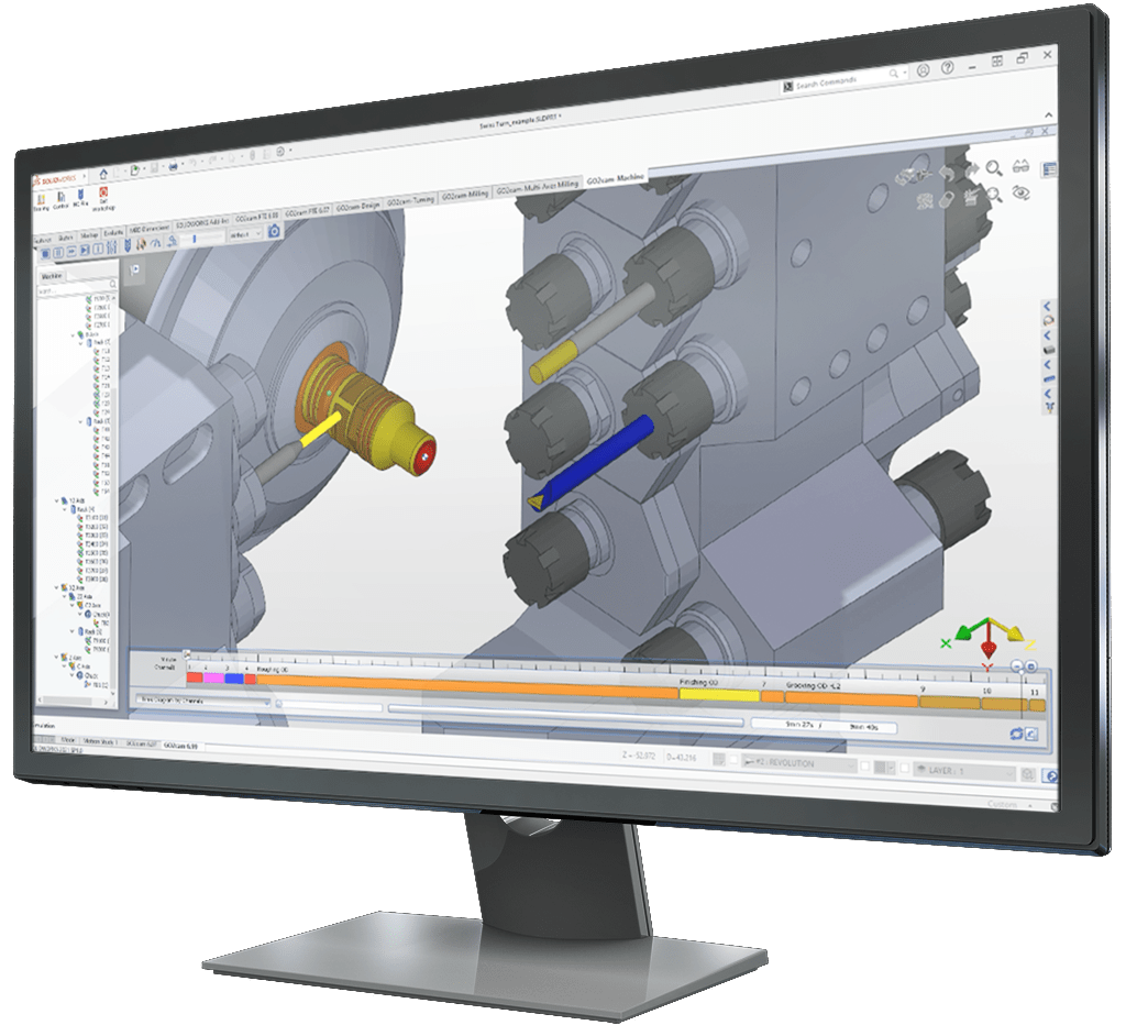 GO2cam for fully integrated in SOLIDWORKS