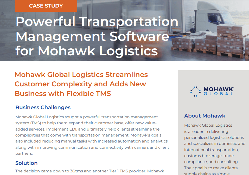 Mohawk Global Logistics Case Study