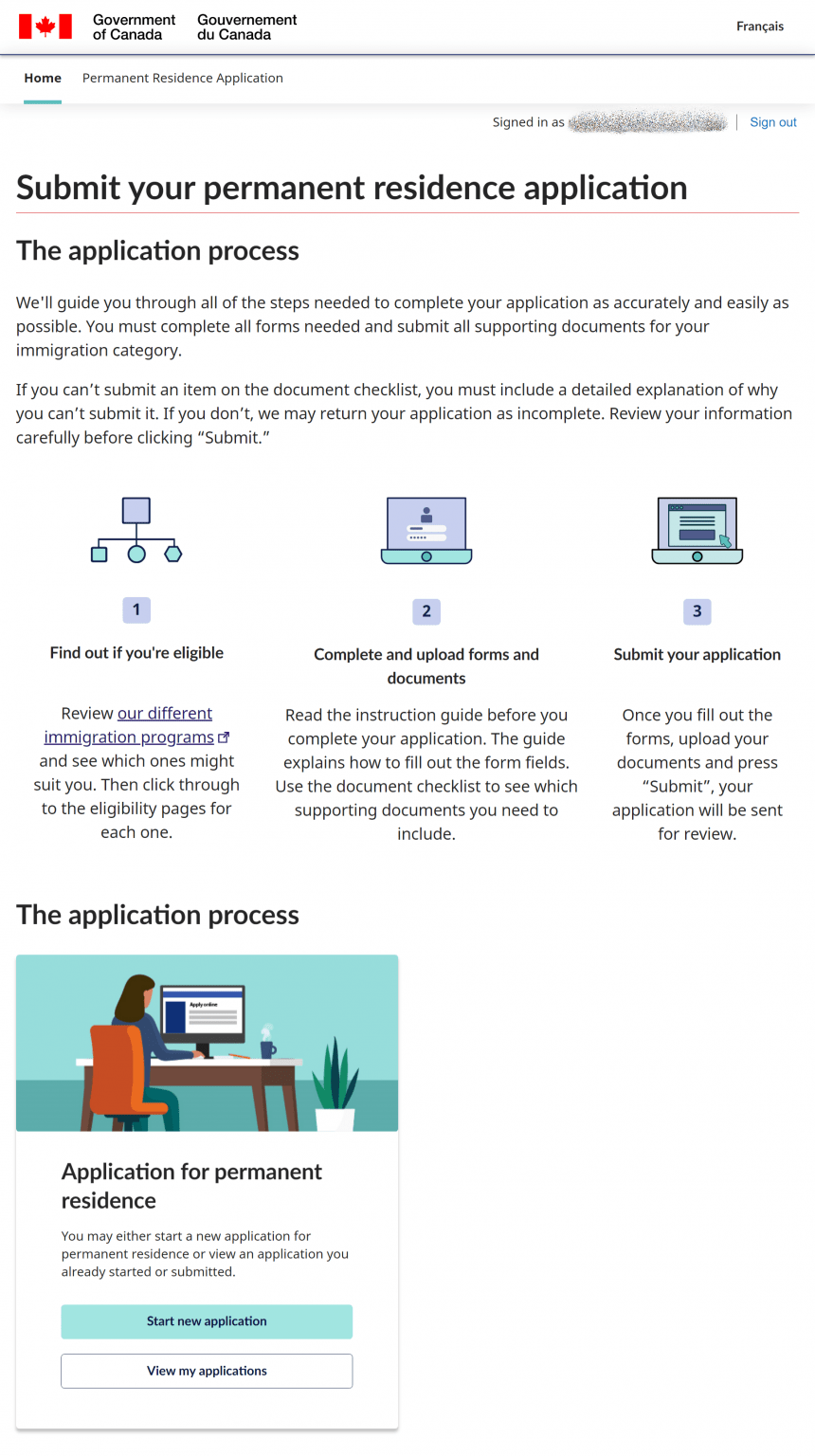 Guide IRCC Online PR Application Portal for 13 Immigration Categories