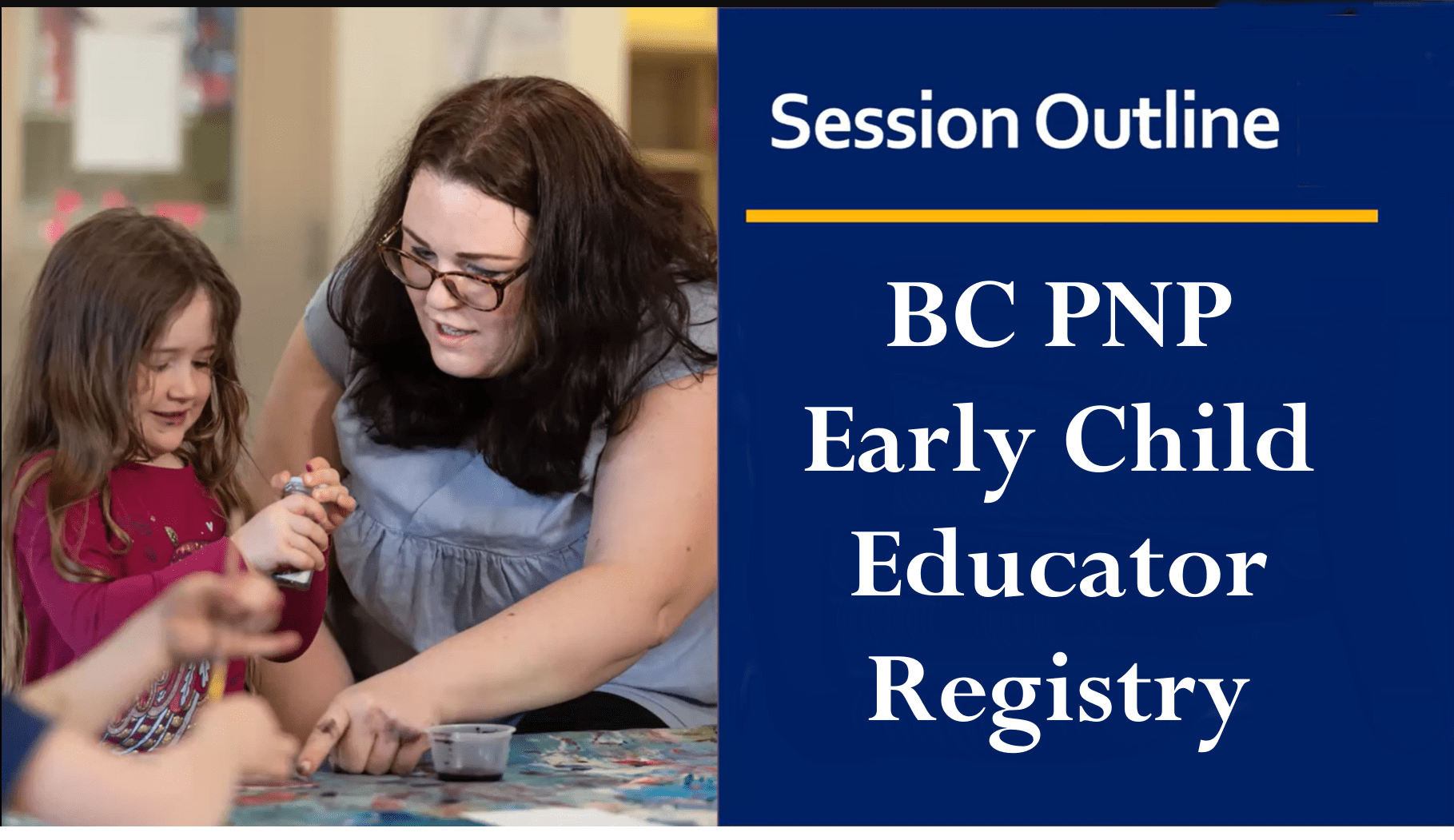 BC PNP Priority Access ECE and ECEA Registration and Certification