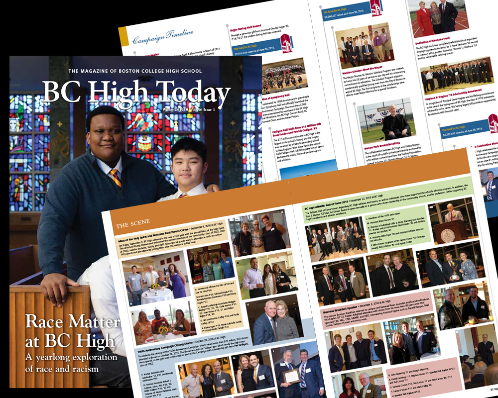 BC High Today, Winter 2017 Accent Design, Inc.